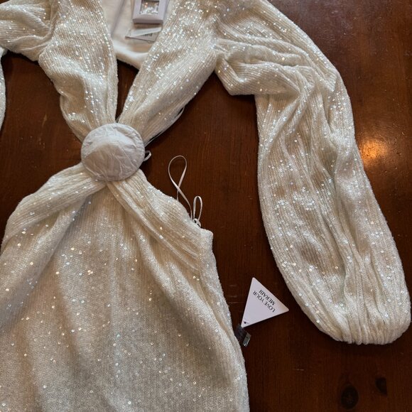 Nadine Merabi Caitlin White Dress - Picture 5 of 8